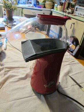 Presto Poplite electric hot air popcorn maker red gentle used